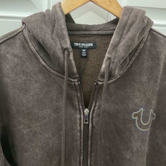 True religion WASHED HS ZIP HOODIE . - Picture 3 of 6